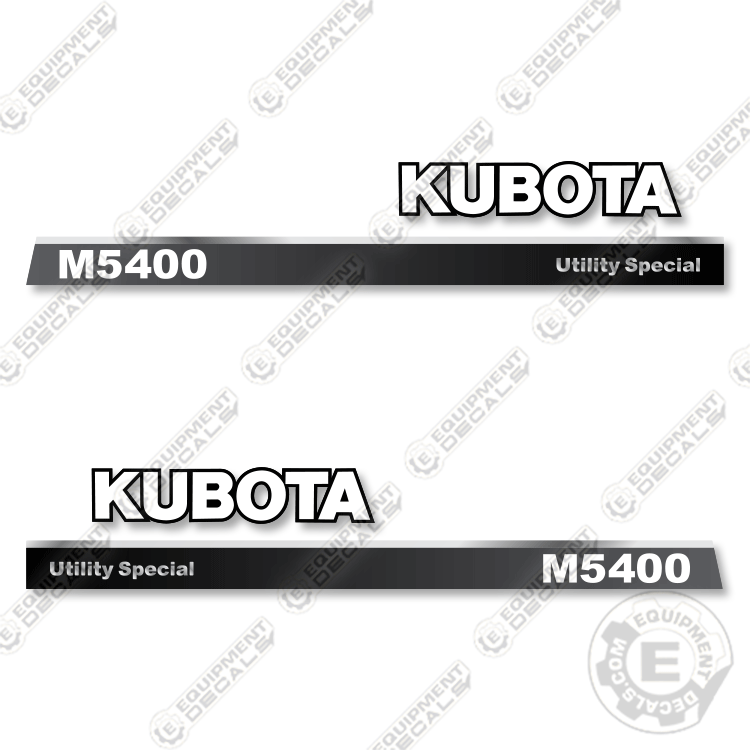Fits Kubota M5400 Decal Kit Tractor (Utility Special)