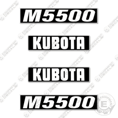 Fits Kubota M5500 Decal Kit Tractor