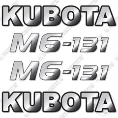 Fits Kubota M6-131 Decal Kit Tractor