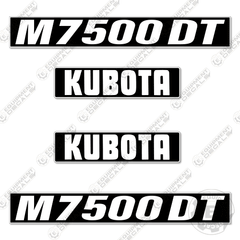 Fits Kubota M7500DT Decal Kit Tractor