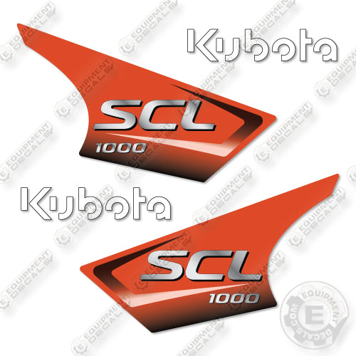 Kubota SCL 1000 Decal Kit Stand-On Compact Loader- Aftermarket Kit