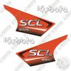 Image of Kubota SCL 1000 Decal Kit Stand-On Compact Loader- Aftermarket Kit