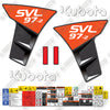 Image of Fits Kubota SVL 97-2 Decal Kit Track Loader