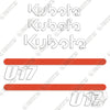 Image of Kubota U17 Decal Kit Mini Excavator (New Style)