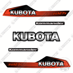Fits Kubota ZG127S Decal Kit Mower