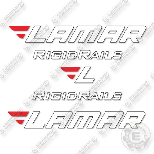 Lamar 7K Decal Kit Mini Dump Flatbed - Aftermarket Kit