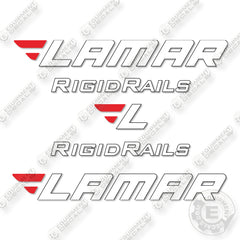 Lamar 7K Decal Kit Mini Dump Flatbed - Aftermarket Kit