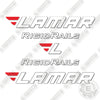 Image of Lamar 7K Decal Kit Mini Dump Flatbed - Aftermarket Kit