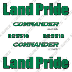 Fits Land Pride RC5510 Decal Kit Rotary Cutter