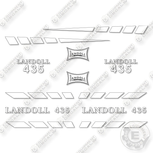Landoll 435 Decal Kit Trailer - Aftermarket Kit