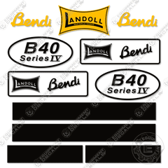Fits Landoll Bendi B40-IV Decal kit Forklift