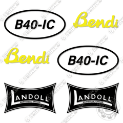 Fits Landoll Bendi B40-IC Decal kit Forklift