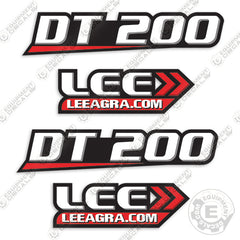 Leeagra DT 200 Decal Kit Diesel Fuel Tank