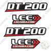 Image of Leeagra DT 200 Decal Kit Diesel Fuel Tank