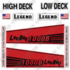 Image of Fits LeeBoy 1000B Decal Kit Paver -RED!