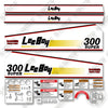 Image of LeeBoy 300 Super White Decal Kit Compactor - Aftermarket Kit