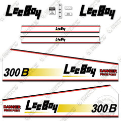 Fits LeeBoy 300B Decal Kit Roller