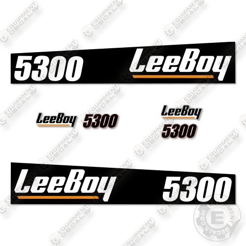 LeeBoy 5300 Decal Kit Asphalt Paver - Aftermarket Kit