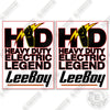 Image of LeeBoy HD Electric Decal Kit Paver - Aftermarket Kit