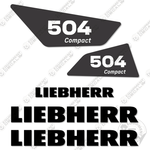Fits Liebherr 504 Decal Kit Wheel Loader