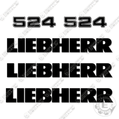 Fits Liebherr 524 Decal Kit Wheel Loader
