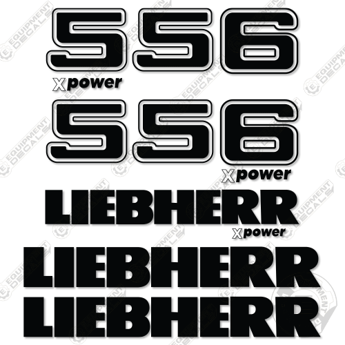 Fits Liebherr 556 Decal Kit Wheel Loader