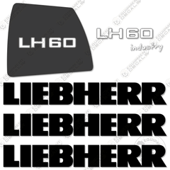 Fits Liebherr LH60 Decal Kit Material Handler