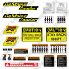 Image of Fits Lightning Loader TL3 Decal Kit Trash Truck Loader