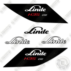 Fits Linde H35 Decal Kit Forklift