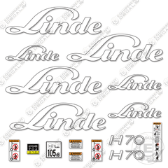 Fits Linde H70 Decal kit Forklift