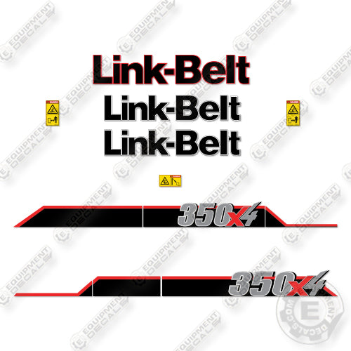 Link-Belt 350 X 4 Decal Kit Excavator - Aftermarket Kit