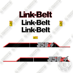 Link-Belt 350 X 4 Decal Kit Excavator - Aftermarket Kit