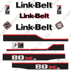 Fits Link-Belt 80X3 Decal Kit Excavator