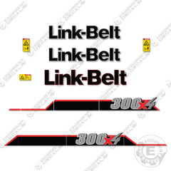 Fits Link-Belt 300X4 Decal Kit Excavator