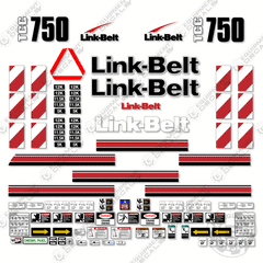 Fits Link-Belt TCC750 Decal Kit Crane