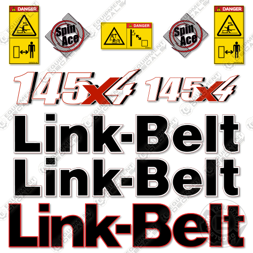 Fits Link-Belt 145X4 Decal Kit Excavator
