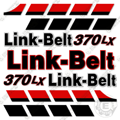Link-Belt 370LX Decal Kit Crawler Excavator - Aftermarket Kit