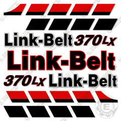Link-Belt 370LX Decal Kit Crawler Excavator - Aftermarket Kit