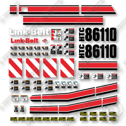 Link-Belt HTC86110 Decal Kit Crane - Aftermarket Kit