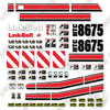 Image of Link-Belt HTC8675 Decal Kit Crane - Aftermarket Kit