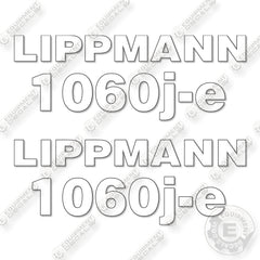 Lippmann 1060J-E Decal Kit Jaw Crusher - Aftermarket Kit