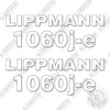 Image of Lippmann 1060J-E Decal Kit Jaw Crusher - Aftermarket Kit