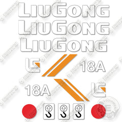 Liugong 18A Decal Kit Forklift- Aftermarket Kit