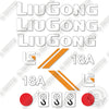 Image of Liugong 18A Decal Kit Forklift- Aftermarket Kit