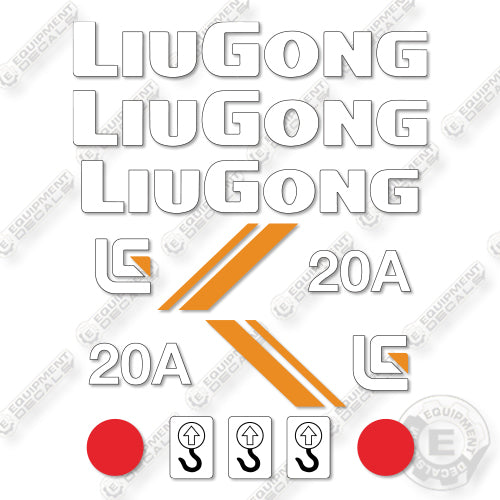 Liugong 20A Decal Kit Forklift- Aftermarket Kit