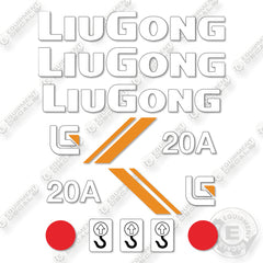 Liugong 20A Decal Kit Forklift- Aftermarket Kit