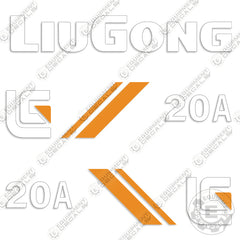 Fits Liugong 20A Decal Kit Fork Lift