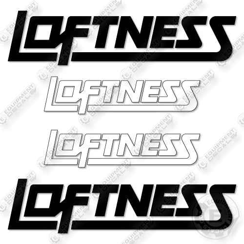 Fits Loftness Logo Decal Kit