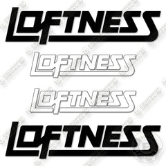 Fits Loftness Logo Decal Kit