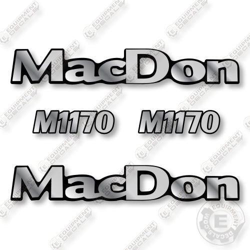 Macdon M1170 Decal Kit Mower - Aftermarket Kit